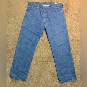 levis 501 white oak cone denim 38x32 discontinued!!!